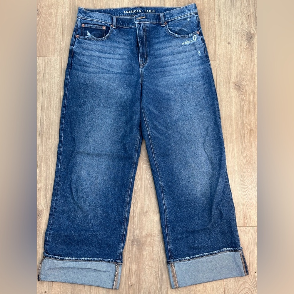 Women’s High Rise Stovepipe Cuff AE Jean